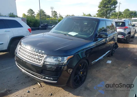 2014 Land Rover Range Rover 5.0L V8 Supercharged/5.0L V8 Supercharged Ebony Edition z USA, uszkodzony, nr VIN SALGS2TF0EA174634